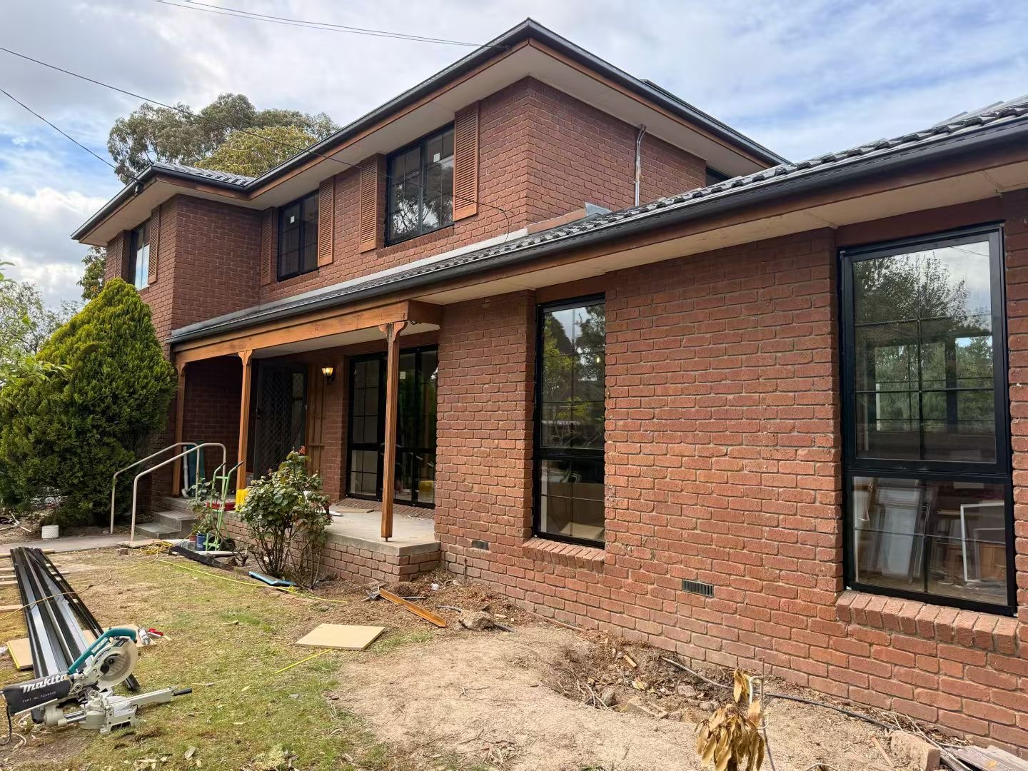 Exterior window upgrade by HBJ Windows and Doors